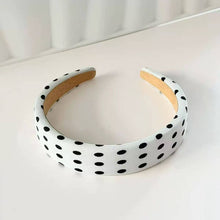 Load image into Gallery viewer, POLKA DOT PADDED HEADBAND