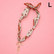 Load image into Gallery viewer, HANDMADE PRINTED SCARF NECKLACE