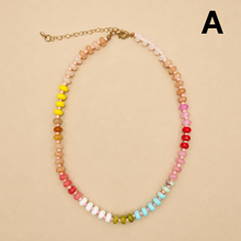 Load image into Gallery viewer, Natural Stone Semi-Precious Glass Mixed Necklace