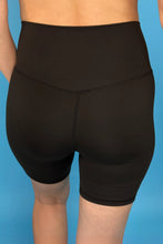 Load image into Gallery viewer, Solid Black Biker Shorts