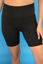 Load image into Gallery viewer, Solid Black Biker Shorts