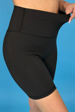 Load image into Gallery viewer, Solid Black Biker Shorts