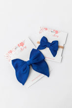 Load image into Gallery viewer, Royal Blue Hair Bow