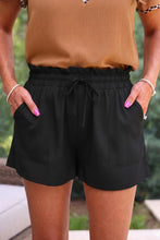 Load image into Gallery viewer, Runway Paperbag Shorts - Black