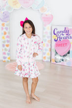 Load image into Gallery viewer, Gingham Bow Twirl Skort