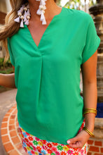 Load image into Gallery viewer, Whitney Woven Blouse - Green