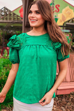 Load image into Gallery viewer, Kimber Eyelet Top - Green