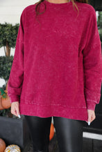 Load image into Gallery viewer, Maroon Alexis Corded Pullover