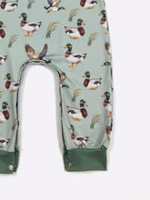 Load image into Gallery viewer, Aqua Mallard Romper