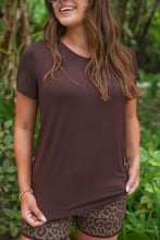 Load image into Gallery viewer, Women's Basic Tee - Chocolate