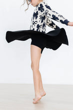 Load image into Gallery viewer, Girl's Black Twirl Skort