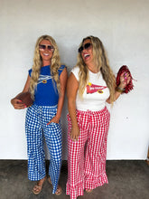 Load image into Gallery viewer, Game Day Pants - Royal Check