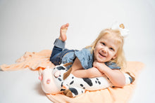 Load image into Gallery viewer, Clarabelle the Cow Huggie Pal
