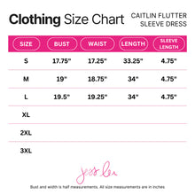 Load image into Gallery viewer, Caitlin Flutter Sleeve Dress