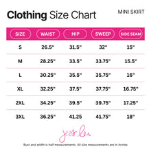 Load image into Gallery viewer, Checkerboard Mini Skirt Orange/Black