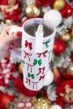 Load image into Gallery viewer, Christmas Bow Tumbler