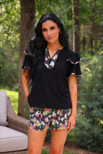 Load image into Gallery viewer, Runway Paperbag Shorts - Daisy Polka Dot