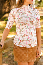 Load image into Gallery viewer, Kora Mesh Top - Desert Darling