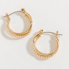 Load image into Gallery viewer, Double Hoop Earrings