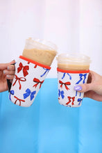 Load image into Gallery viewer, Drink Sleeves - Patriotic Bow