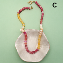 Load image into Gallery viewer, Natural Stone Semi-Precious Glass Mixed Necklace