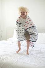 Load image into Gallery viewer, Fire Truck and Dalmatian Blanket