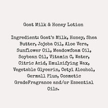 Load image into Gallery viewer, Goat Milk & Honey Lotion for Men