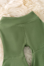 Load image into Gallery viewer, Moss Green Ribbed Bells
