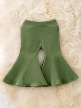 Load image into Gallery viewer, Moss Green Ribbed Bells