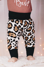 Load image into Gallery viewer, Ivory Cheetah Harem Baby Pants