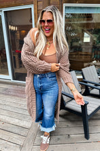 Load image into Gallery viewer, Brown Kandias Knit Cardigan