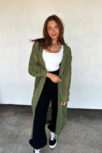 Load image into Gallery viewer, Olive Kandias Knit Cardigan