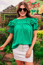 Load image into Gallery viewer, Kimber Eyelet Top - Green