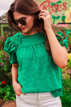 Load image into Gallery viewer, Kimber Eyelet Top - Green