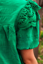 Load image into Gallery viewer, Kimber Eyelet Top - Green