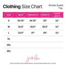 Load image into Gallery viewer, Kimber Eyelet Top - Pink