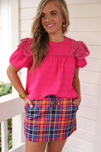 Load image into Gallery viewer, Kimber Eyelet Top - Pink