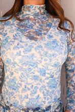 Load image into Gallery viewer, Blue Kylie Lace Top