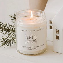 Load image into Gallery viewer, Let it Snow Candle