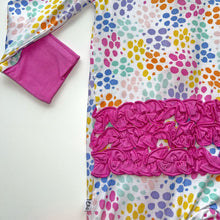 Load image into Gallery viewer, Multi Dots Bamboo Zip Footie