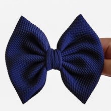 Load image into Gallery viewer, Savannah Bow on Nude Nylon