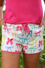 Load image into Gallery viewer, Women's Neon Pastel Bow Everyday Shorts
