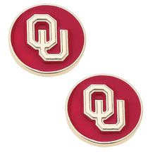 Load image into Gallery viewer, OU Sooners Logo Stud Earring