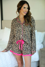 Load image into Gallery viewer, Prima Donna Leopard Ruffle Pajama Set