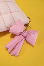 Load image into Gallery viewer, Puffy Bow Bag Charm Keychain