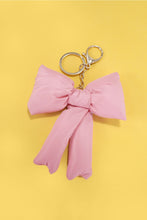Load image into Gallery viewer, Puffy Bow Bag Charm Keychain