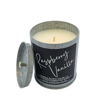 Load image into Gallery viewer, Raspberry Vanilla Rustic Soy Candle
