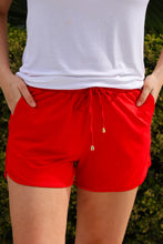 Load image into Gallery viewer, Women's Red Everyday Shorts