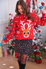 Load image into Gallery viewer, Reindeer Holiday Sweater