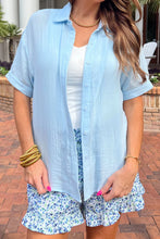 Load image into Gallery viewer, Sawyer Gauze Top - Blue